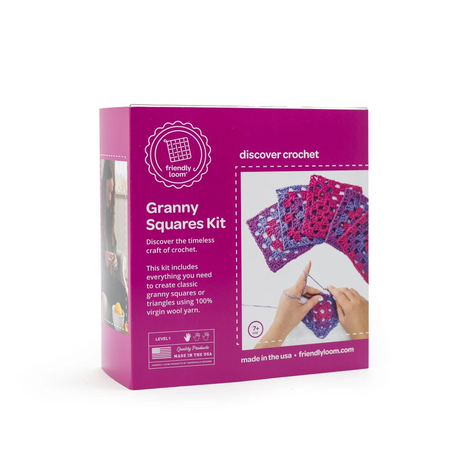 Granny Square Kit Learn Fast Purls of Wisdom