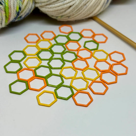 Hexagon Stitch Markers
