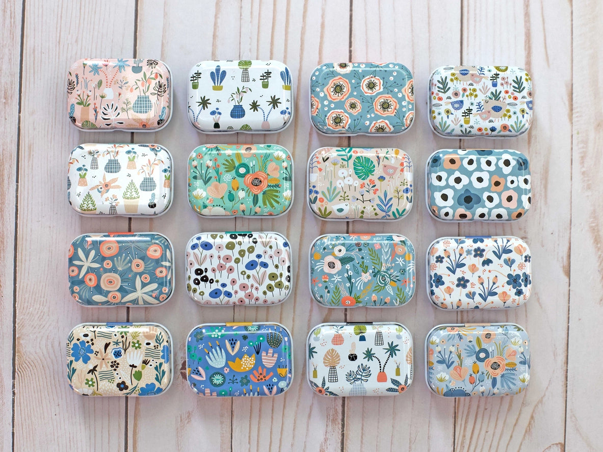 Floral Storage Tin