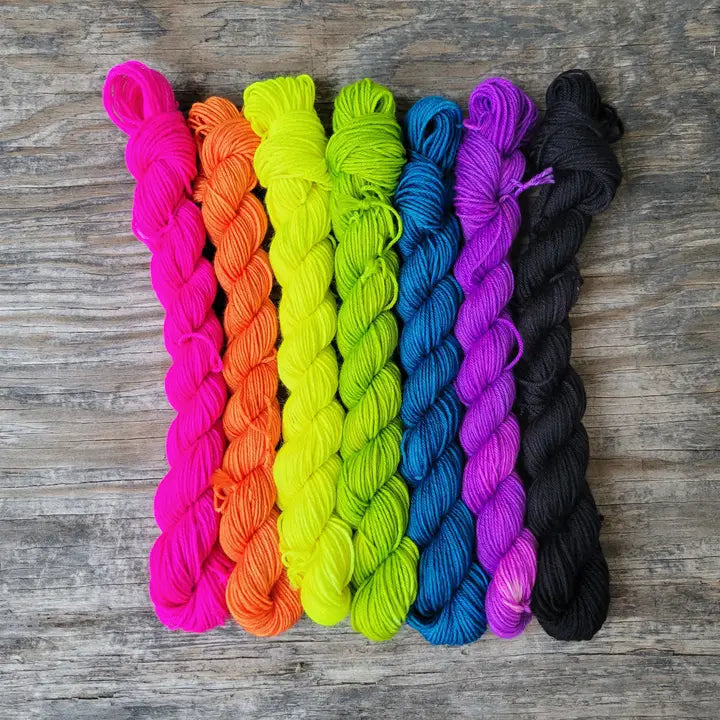 Back to School Highlighter w Black Betty Mini Skein Set