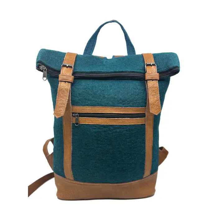Felt & Leather Backpack