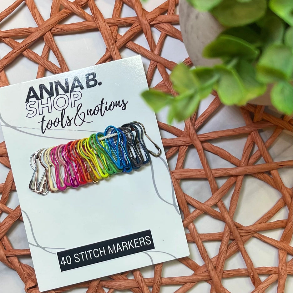 Color Splash Bulb Stitch Markers