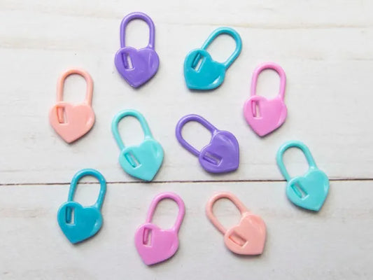 Heart Open Locking Stitch Markers