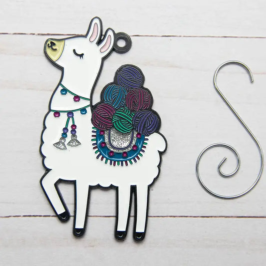 Llama Christmas Ornament