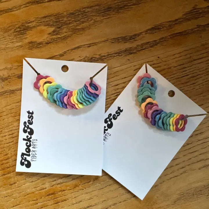 Flower Stitch Markers