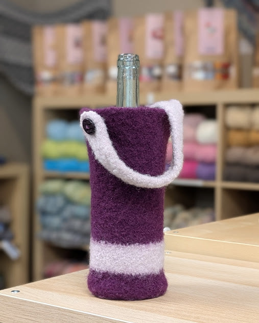 Felted Wine Tote Pattern