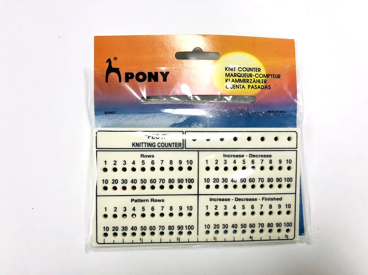 "Peg it" Knitting Counter