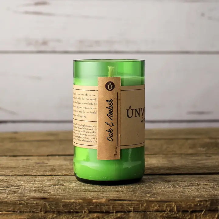 Unwined Brew League Beer Bottle Candle