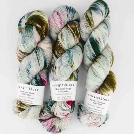 Cowgirl Blues Merino Lace Multi
