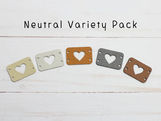 Horizontal Heart Tags
