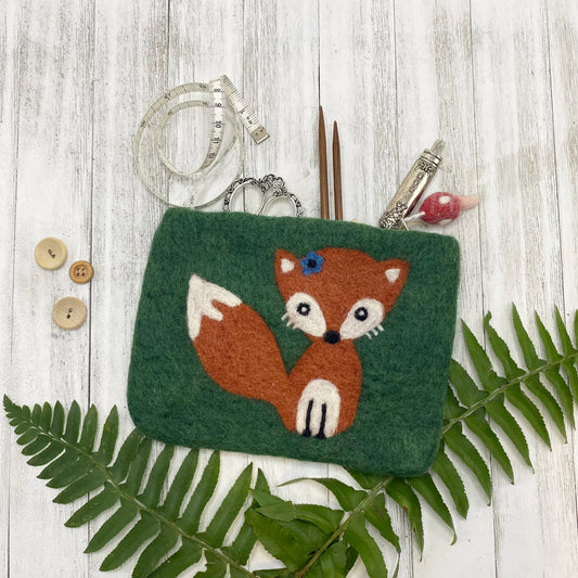 Foxy Felt Notions Bag