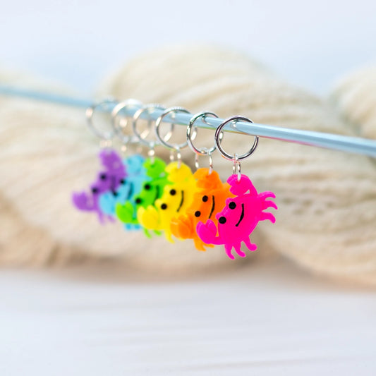 Blue Bird Stitch Markers