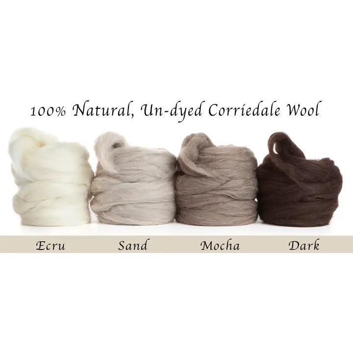 Corriedale Wool Roving Top