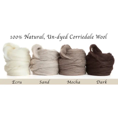 Corriedale Wool Roving Top