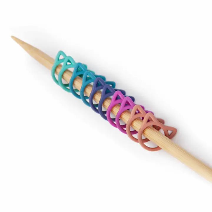 Rainbow Cat Stitch Markers