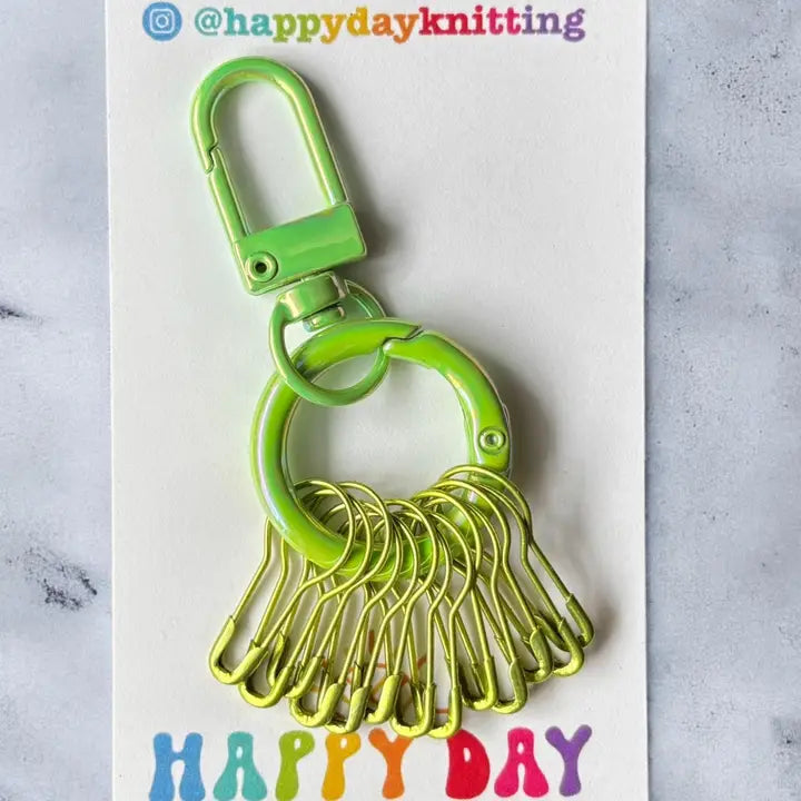 Stitch Marker Holder with Bulb Pins