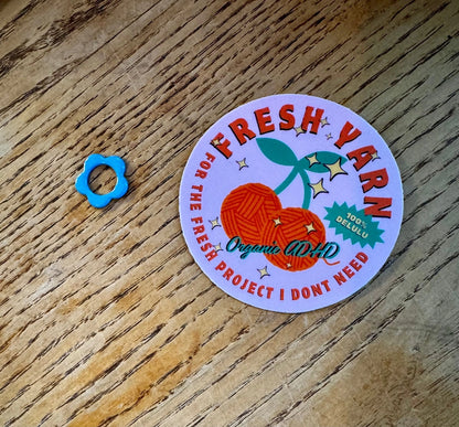 FlockFest Fiber Stickers