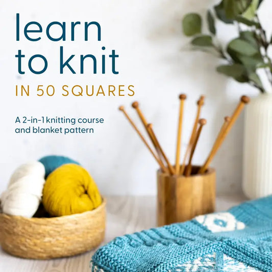 Learn To Knit in 50 Squares