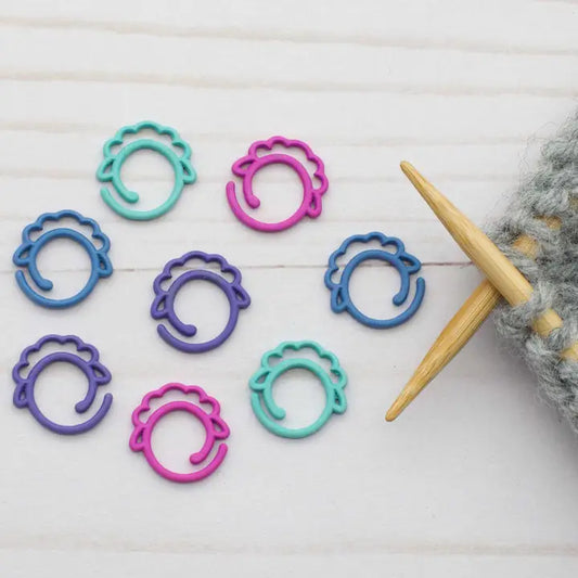 Colorful Sheep Split Ring Markers