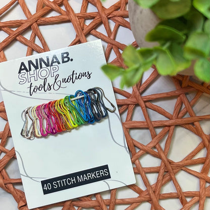 Color Splash Bulb Stitch Markers