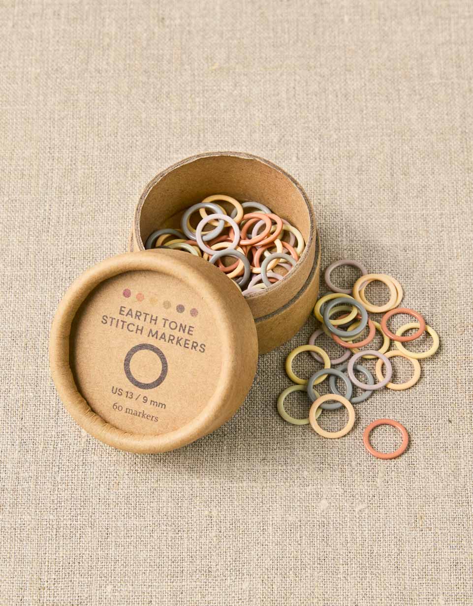 Cocoknits Colorful Stitch Markers Earth Tone