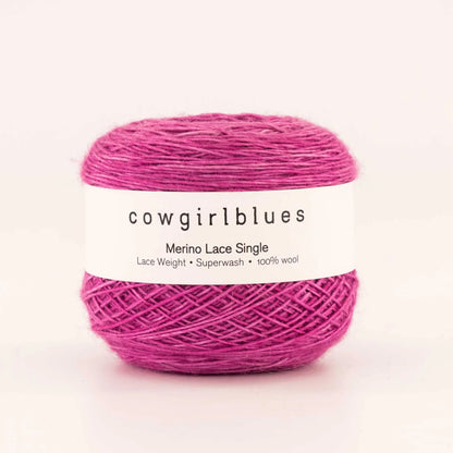Cowgirl Blues Merino Lace Solids