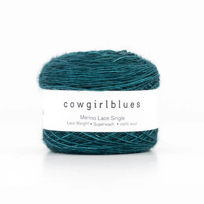 Cowgirl Blues Merino Lace Solids