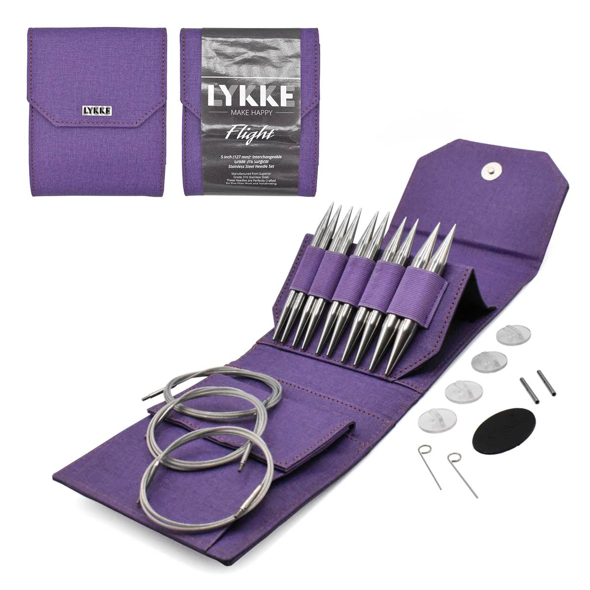 Lykke Flight 5" Interchangeable Needles