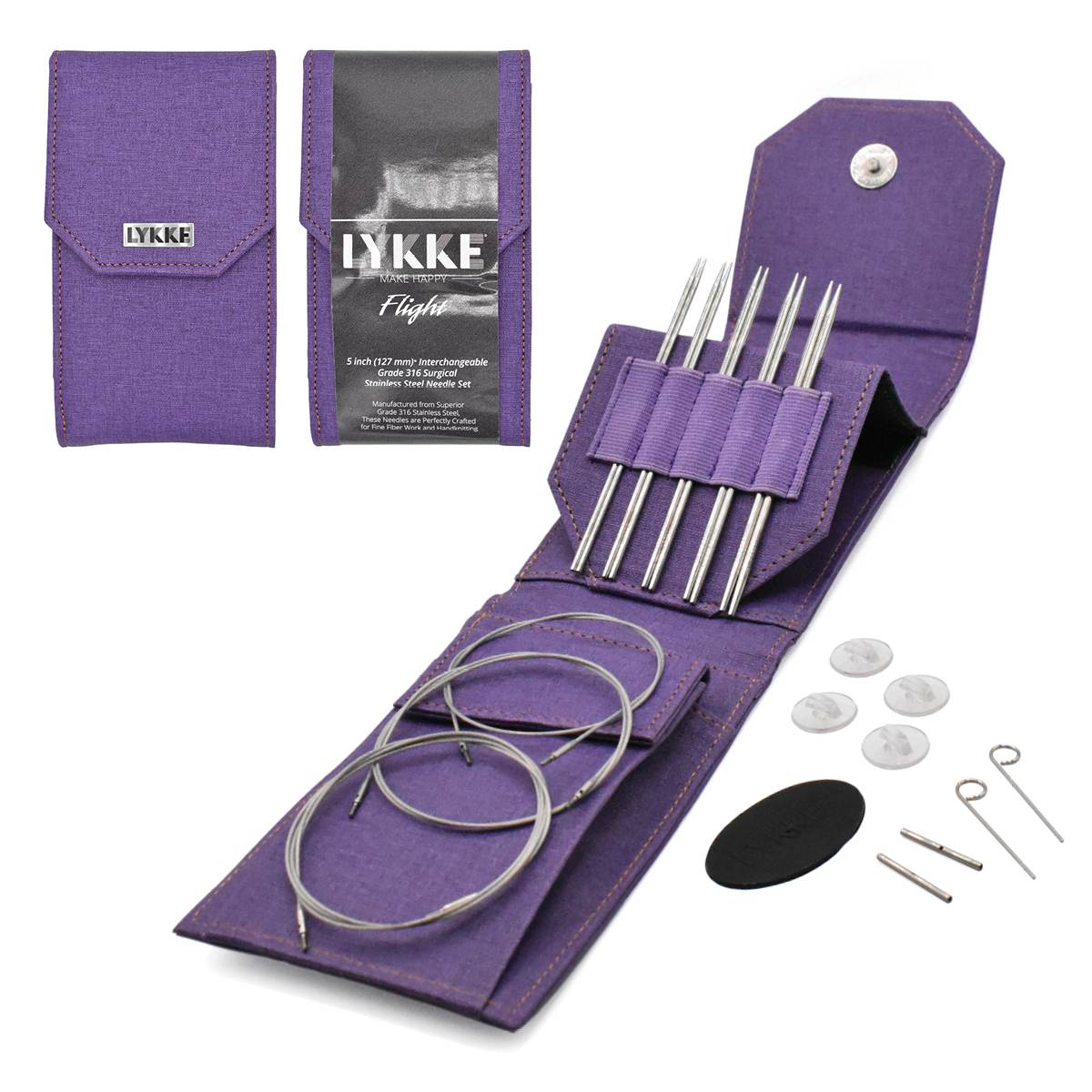 Lykke Flight 5" Interchangeable Needles