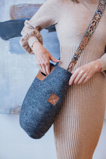 Felt Crossbody Totes