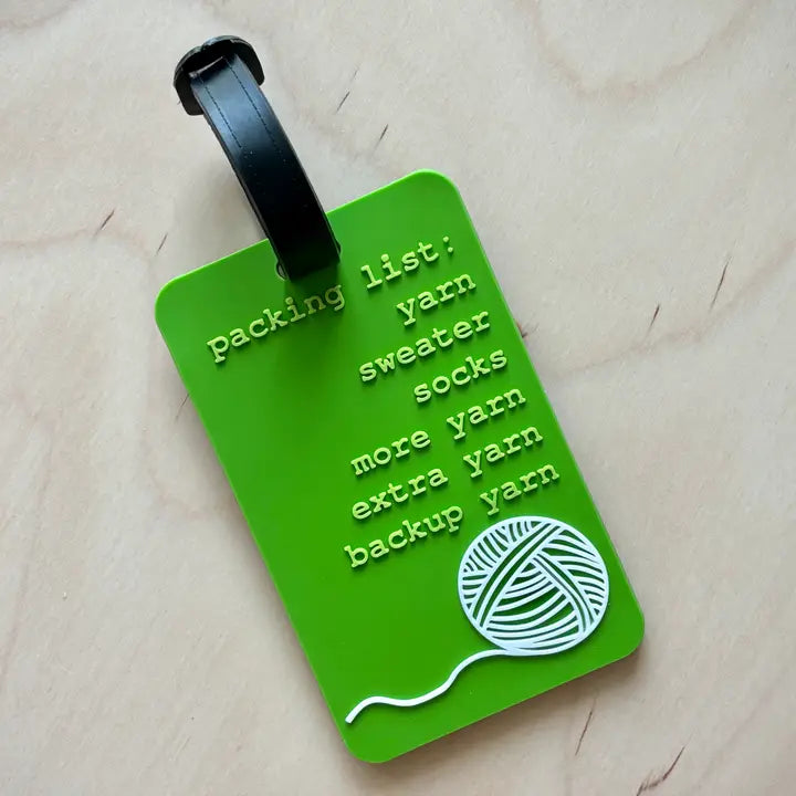 Yarn Luggage Tag