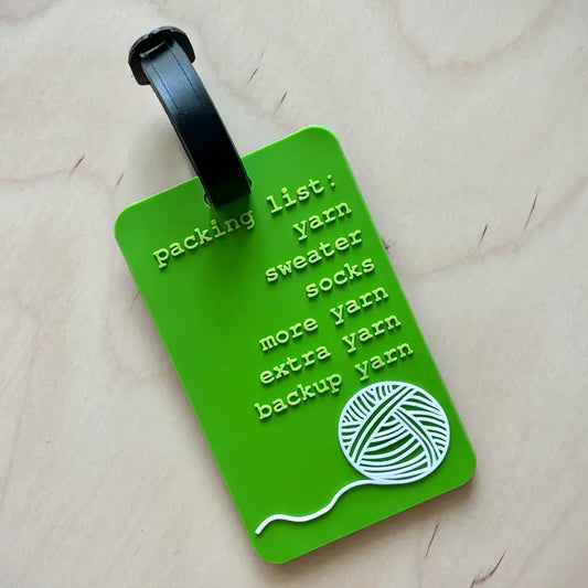 Yarn Luggage Tag