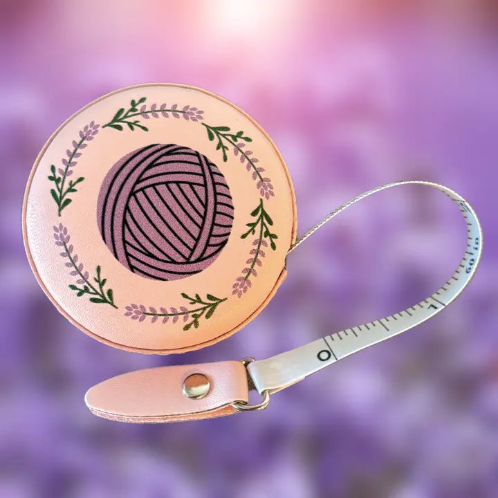 Tape Measure Lavender Yarn Ball