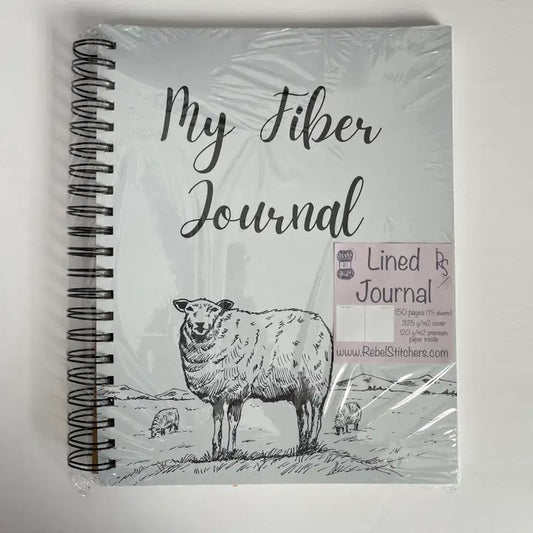 Handmade Fiber Arts Spiral Journal