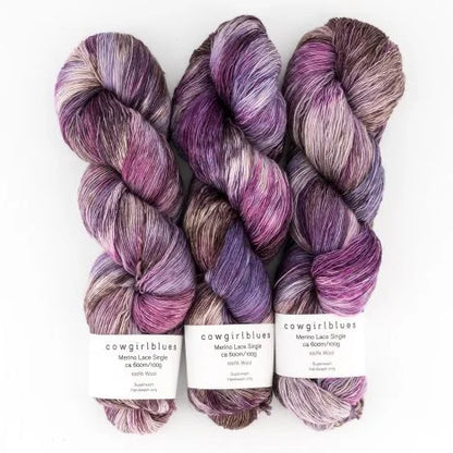 Cowgirl Blues Merino Lace Multi