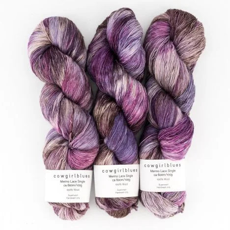 Cowgirl Blues Merino Lace Multi