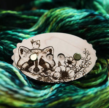 Wooden Knitting Row Counter