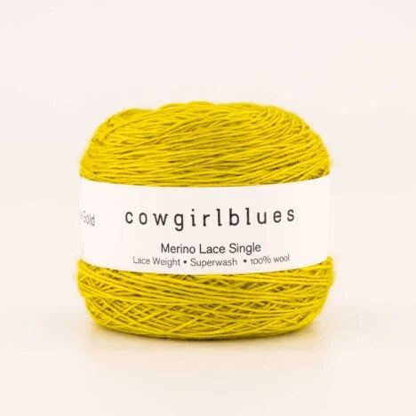 Cowgirl Blues Merino Lace Solids