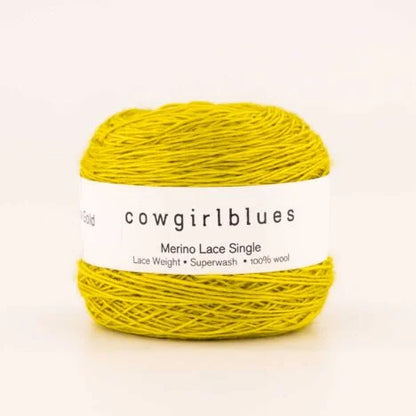 Cowgirl Blues Merino Lace Solids
