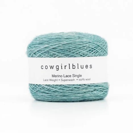 Cowgirl Blues Merino Lace Solids