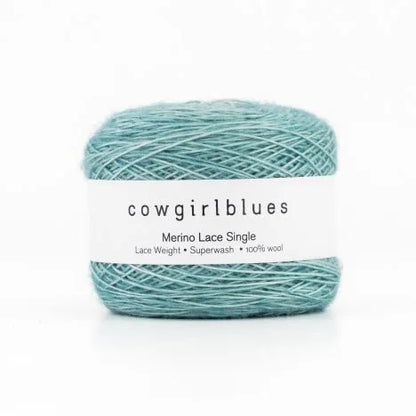 Cowgirl Blues Merino Lace Solids