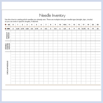 Vogue Knitting Project Journal